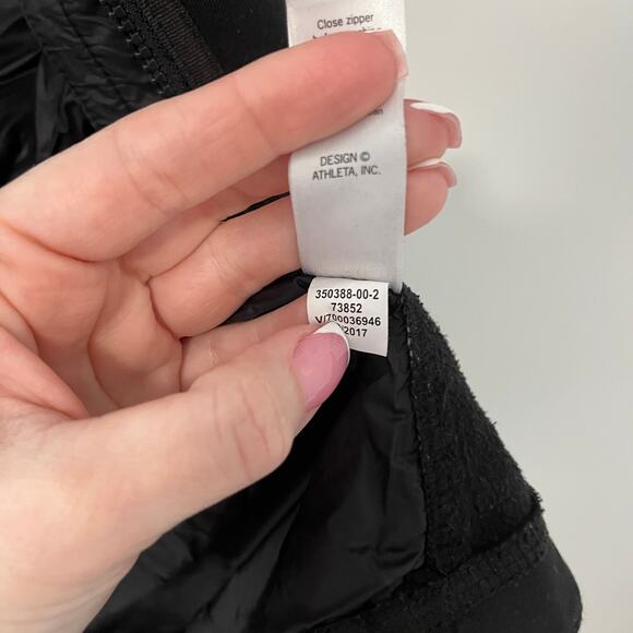 Athleta Blue Rock Springs Black Quilted Jacket Size 2X - Picture 4 of 7